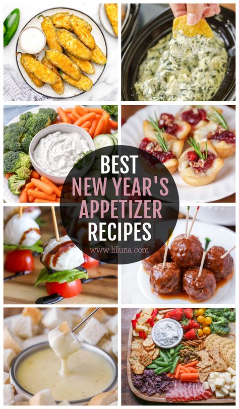 While our evenings no longer hold all of the glitz and glamor, we try to "do it up" with the kids and have an epic party to ring in the New Year. Peruse our fav New Year's Eve Appetizers to help you start your year right! #nye #newyears #appetizers #appetizerrecipes #partyfood New Years Eve Appetizers Party Ideas, New Year’s Eve Appetizers, Nye Snacks, Nye Appetizers, Turkey Veggie Tray, Bacon Wrapped Potatoes, Holy Cannoli, Fried Mac And Cheese, New Years Appetizers