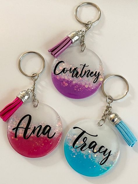 This Keychains item by YourFairyCraftMama has 16 favorites from Etsy shoppers. Ships from United States. Listed on Jul 16, 2022 Acrylic Resin Keychain Ideas, Diy Glitter Keychain, Cricut Keychains Diy Acrylic, Acrylic Keychain Ideas, Resin Keychain Ideas, Keychain Letters, Circle Ideas, Circle Keychain, Keychain Designs