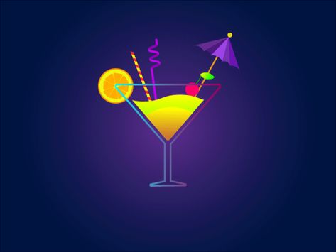 Magic Cocktail by Ivan - Dribbble Cocktail Animation, Cooking Gif, Beer Cartoon, Cocktail Pictures, Imagination Art, Canvas Learning, Print Design Art, Motion Design Video, Cute Galaxy Wallpaper