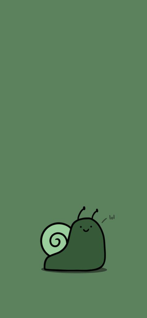 Cute Sage Green Smiling Snail iphone samsung android phone wallpaper background lock screen decal inspo aesthetic Green Lock Screen Wallpaper Aesthetic, Smiley Wallpapers Iphone Aesthetic, Samsung Wallpaper Green, Snail Wallpaper Aesthetic, Cute Snail Wallpaper, Wallpaper Sarcastic, Phone Backgrounds Green, Snail Background, Sage Green Lockscreen