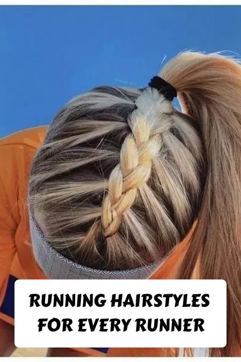 Ditch the frustration of hair in your face on runs! This guide explores running hairstyles for short, medium & long hair. Discover braids, ponytails, headbands & more to keep your hair secure & sweat-free so you can conquer your next run! Short Hair Running Hairstyles, Marathon Hairstyles Running, Running Hairstyles Runners, Runner Hairstyles, Running Hairstyles, Triathlon Bikes, Road Bike Wheels, Best Road Bike, Double Dutch Braid