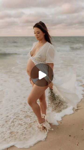 Pregnancy Beach Photoshoot, Pregnancy Photoshoot Beach, Camilla Dress, Photoshoot Beach, Pregnancy Dress, Kids Memories, Dress Hire, Beach Baby, Baby's Breath