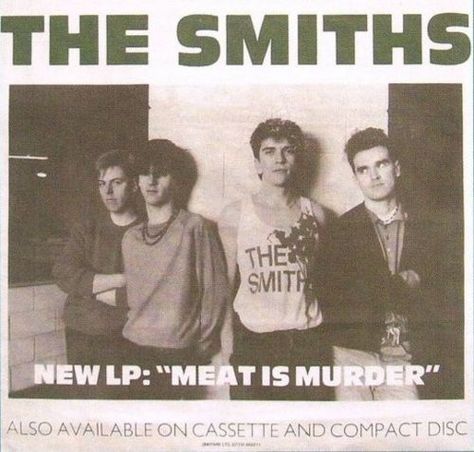 The Smiths: "Meats is Murder" Manga Magazine, Music Poster Design, The Smiths, Vintage Poster Art, Band Posters, Room Posters, New Wall, Cool Posters, Music Stuff