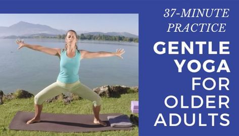 Full 37-Minute Gentle Yoga for Older Adults: Relax and Release the Tension in Your Body Flow Concept, Yoga Flow Video, Gentle Yoga Flow, Yoga Videos For Beginners, Gentle Movement, Yoga Flows, Sixty And Me, Yoga For Seniors, Yoga Program