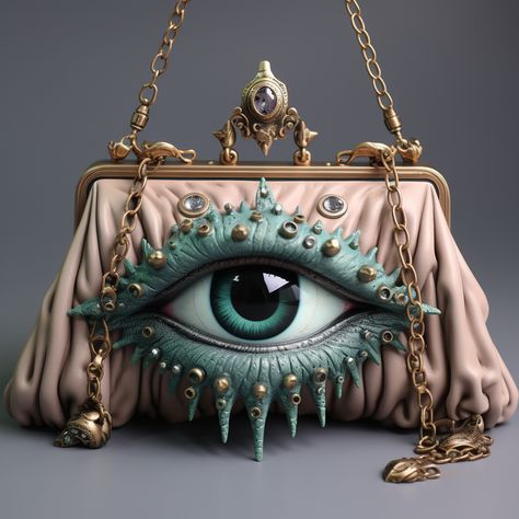 Gothic Purse, Unusual Fashion, Female Bags, Bag Of Chips, Fancy Hands, Shiny Shoes, Luxurious Bags, Art Shoes, Unique Handbags