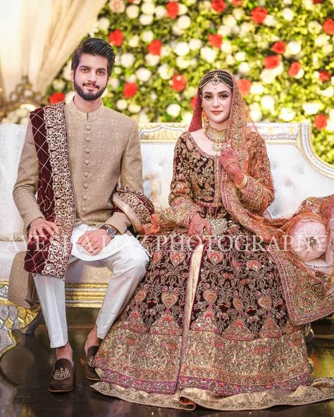 Awesome Wedding Photos of Singer Abdullah Qureshi | Daily InfoTainment Bridallehenga Bridal, Dress Pakistani, Groom Dress Men, Red Bridal Dress, Desi Wedding Dresses, Couple Wedding Dress, Muslim Wedding Dresses, Latest Bridal Dresses, Bridal Dresses Pakistan