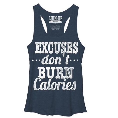 Navy Tank Top, Run Disney Costumes, Cross Shirts, Chin Up, Yoga Shirts, Intense Workout, Burn Calories, Direct To Garment Printer, Racerback Tank Top