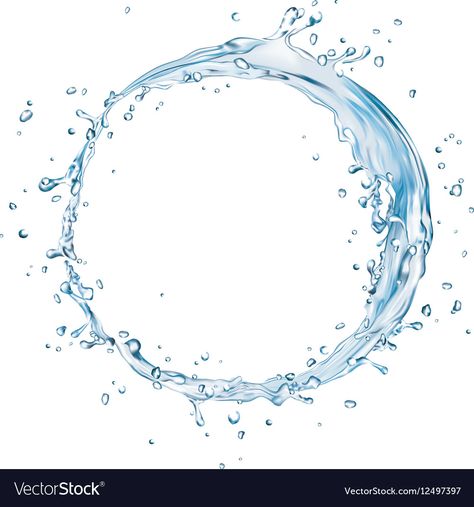 Circle Shape Design, Water Ring, Water Circle, Water Splash, Water Splash Background, Logo Design Water, Water Png Background, Water Splash Png, Logo Background Design Circle Blue