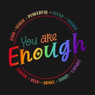 You Are Enough LGBTQ Inspirational Lesbian Gay Pride T-Shirt Pride Posters Ideas, Pride Quotes Lgbtq, Pride Quotes Lgbtq Support, Gay Pride Quotes, Judgement Quotes, Quotes Lgbtq+ Equality, Lgbtq Rights Quotes, Queer Quotes Lgbt, Lgbtq Slogan