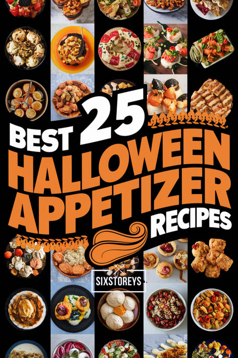 25 Best Halloween Appetizer Recipes Halloween Hourderves, Halloween Appetizers For Party Adults, Halloween Recipes Appetizers, Halloween Appetizer Recipes, Easy Halloween Appetizers, Easy Party Snacks, Room Temperature Appetizers, Easy Party Treats, Halloween Apps