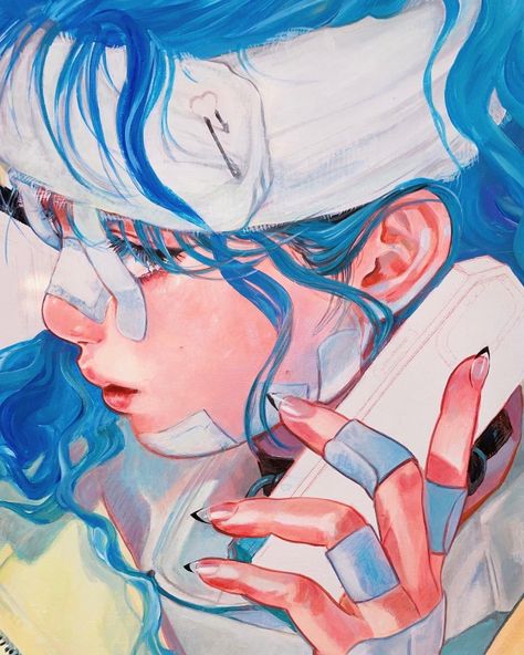 Yoneyama Mai, Little Thunder, Meaningful Paintings, Ghibli Tattoo, Candy Art, Colorful Portrait, Environment Concept Art, Japanese Artists, Art Portfolio