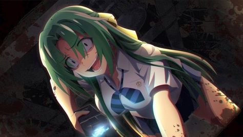 Shion Sonozaki / Higurashi no Naku koro ni /Gameplay Shion Sonozaki Icon, Shion Higurashi, Shion Sonozaki, Higurashi When They Cry, Higurashi No Naku Koro Ni, Yandere Girl, 2000s Art, Stunning Nails, Moe Anime