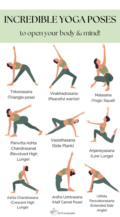 Try out those yoga poses that open you to new opportunities and healthier life.  #yoga #yogaposes #yogi #mindfulness #heartopening #heartchakra #flexibility #mobility #fitness #weightloss #activelifestyle #activities #workout #10000steps #activelife #healthy #healthyhabits #healthylifestyle #healthandwellness #healthandfitness Feminine Yoga Poses, Yoga Cues, Super Brain Yoga, Yoga Posses, Yoga Routine For Beginners, Yoga Techniques, Daily Yoga Workout, Yoga Moves, Learn Yoga