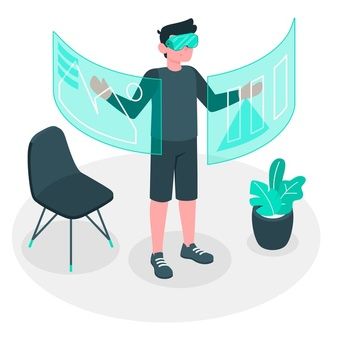 Augmented Virtual Reality, Virtual Reality Videos, Virtual Environment, Isometric Illustration, Video Production Company, Video Services, App Development Companies, Page Template, Augmented Reality