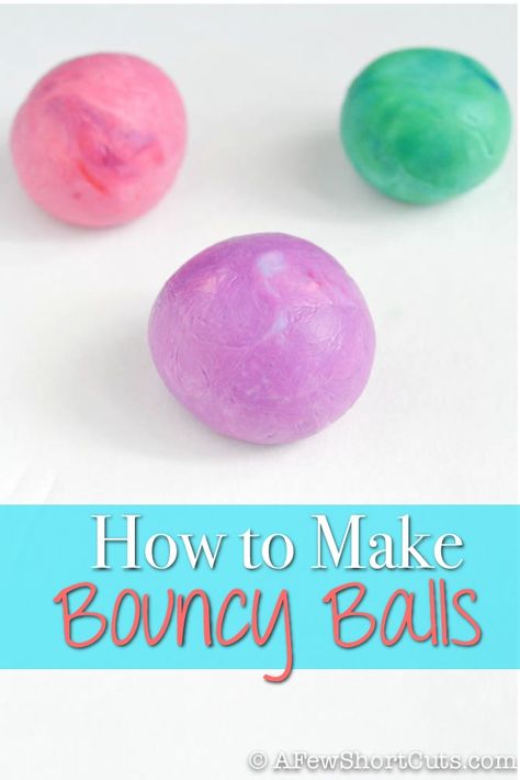 Science   Craft = Fun Learning Experience Learn How to make Bouncy Balls #diy Pva Glue, Summer Camp Crafts, Rainy Day Fun, Science Crafts, Bouncy Ball, Bouncy Balls, Summer Crafts For Kids, Food Colouring, Fun Craft