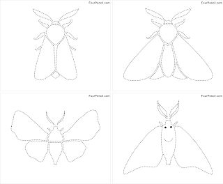 Moth Template Free Printable, Felt Moth Pattern, Moth Sewing Pattern Free, Felt Templates Printable Free Pattern, Moth Template, Firefly Activities, Diy Oddities, Moth Outline, Puriri Moth