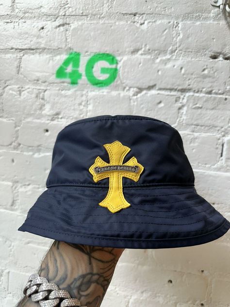 CHROME HEARTS BUCKET HAT CROSS PATCH 4Gseller Cross Patch, Heart Accessories, Youtube Logo, Saved Items, Chrome Hearts, Men's Accessories, Autumn Summer, Accessories Shop, Bucket Hat