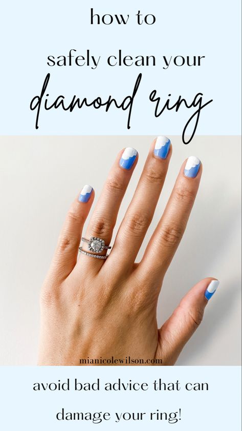 Clean Engagement Ring, Clean Diamond Ring, How To Clean Rings At Home, How To Clean Engagement Ring, How To Clean Your Ring At Home, Cleaning Engagement Ring At Home, Clean Rings At Home Diamonds, How To Clean White Gold Diamond Ring, How To Clean Wedding Ring At Home