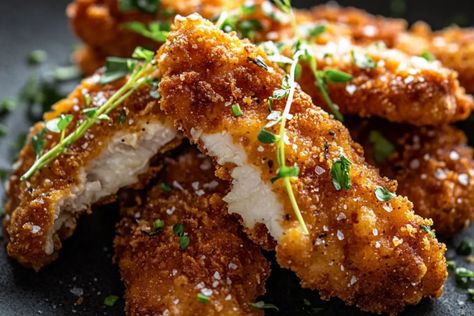 Crack Chicken Tenders - recipestasteful Hot Lunches, Chicken Fingers Baked, Warm Appetizers, Thigh Recipes Baked, Baked Chicken Tenders, Ranch Seasoning Mix, Easy Chicken Dinner Recipes, Chicken Thigh Recipes Baked, Chicken Fingers