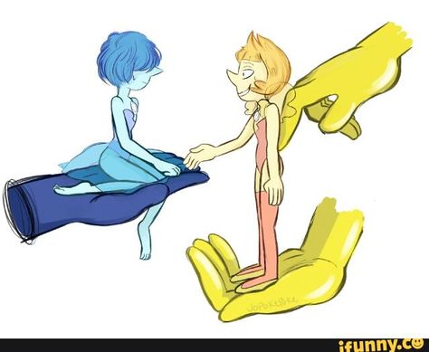 Yellow X Blue Pearl, Blue Pearl X Yellow Pearl Comic, Blue Pearl X Yellow Pearl, Bellow Pearl, Blue And Yellow Pearl, Yellow Pearl Su, Yellow Pearl Steven Universe, Pearl Fanart, Steven Universe Theories