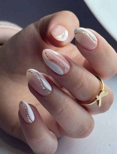 Free Returns ✓ Free Shipping✓. 24Pcs Grey Pink Almond Shape Press On Nails Press On Nails Chrome Metallic Streak Art Nail Press Ons Handmade A Gift For A Girl- Press On Nails at SHEIN. Nails Chrome, Color Nails, Wedding Nails Design, Almond Shape, Prom Nails, Foot Care, Nude Nails, Nail File, Wedding Nails