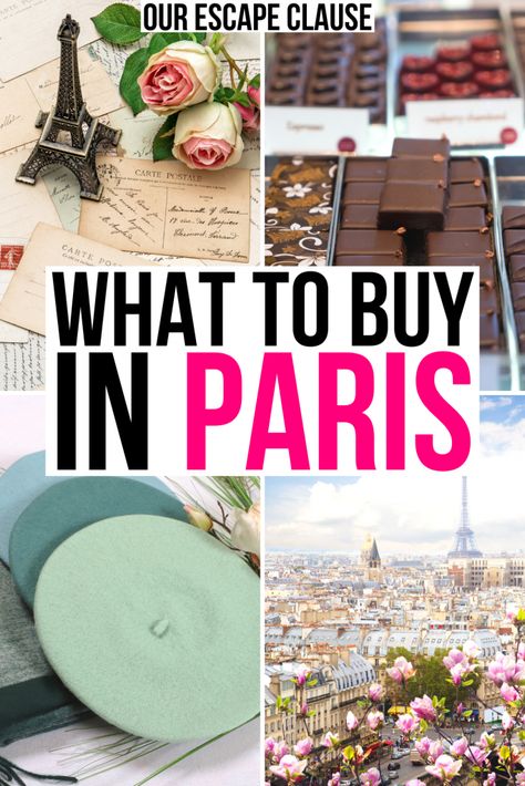 What to Buy in Paris: 25+ Best Paris Souvenirs - Our Escape Clause 12 Things To Buy In Paris, Buying Designer Bags In Paris, What To Bring To Paris, Paris Souvenirs Gift, Best Paris Souvenirs, What To Buy In France, Best Things To Buy In Paris, Gifts From Paris, Best Souvenirs From Paris