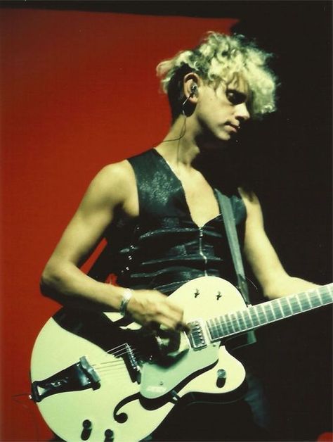 Martin Gore Angel Martin, White Falcon, Alan Wilder, Vinyl Aesthetic, Martin Gore, Dave Gahan, 90s Music, Band Pictures, I Have A Crush