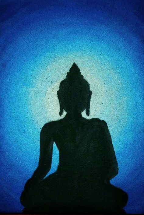 Shadow painting|Canvas art|#meditation #spiritual #buddhism Buddha Shadow Painting, Meditation Painting Spiritual, Mahavatar Babaji, Buddha Painting Canvas, Sketch Images, Shadow Painting, Meditating Buddha, Shadow Drawing, Art Meditation