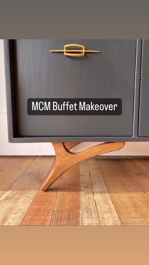 Kim Shortridge | Furniture Artist | DIY (@duly_restored) • Instagram photos and videos 60s Furniture Makeover, Mcm Credenza Makeover, Mcm Furniture Makeover, Mid Century Modern Furniture Makeover, Mid Century Furniture Makeover, Mcm Buffet, Credenza Makeover, Modern Furniture Makeover, Mid Century Tv Console