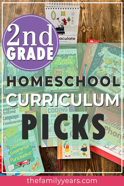 Are you planning your 2nd Grade Homeschool Curriculum and need some ideas? Today we’re sharing our favorite elementary homeschool resources to help get you started! Homeschooling 2nd Grade Curriculum, 2nd Grade Language Arts Curriculum, 2nd Grade Curriculum Homeschool, 2nd Grade Circulum, 2nd Grade Homeschool Ideas, Homeschool 2nd Grade, 1st Grade Homeschool Curriculum, 3rd Grade Homeschool, 2nd Grade Homeschool