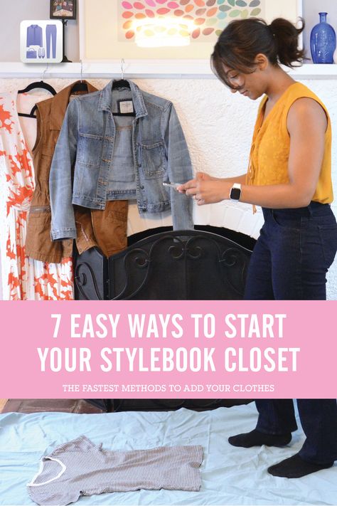 How to start your Stylebook closet according to customers. Stylebook Outfits, Stylebook App, Closet App, Wardrobe Capsule, Closet Remodel, Girlfriend Jeans, Wardrobe Inspiration, Wardrobe Outfits, Master Closet