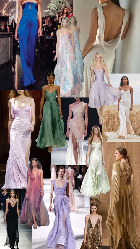 these dresses are flowy & i like 😋 Flowy Classy Dresses, Flowy Everyday Dress, Flowy Evening Dress, Flowy Mermaid Dress, Flowy A Line Dress, Flowy Style Outfits, Light Flowy Dress, Vintage Flowy Dress, Goddess Core Outfit