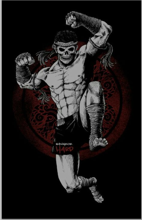 Muay Thai Wallpaper, Martial Arts Tattoos, Muai Thai, Muay Thai Tattoo, Muay Thai Martial Arts, Boxe Thai, Boxing Posters, Thai Tattoo, Pencak Silat