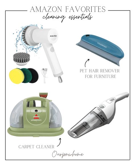 electric scrub brush, pet hair remover, carper cleaner, vacuum Cleaning Must Haves, Amazon Cleaning, Cleaning Essentials, Deep Cleaning Checklist, New Home Checklist, Home Refresh, Cleaning Home, Spring Refresh, Cleaning Checklist