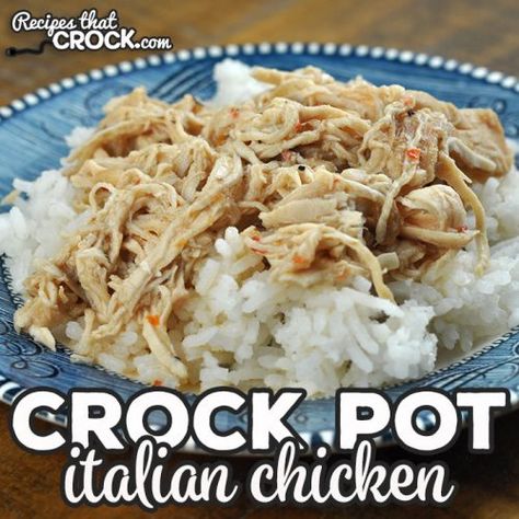 Need a recipe that can literally be put together in two minutes and tastes amazing? Then you want to try this Crock Pot Italian Chicken recipe! Crock Pot Italian Chicken, Pot Roast Gravy, Crock Pot Italian, Italian Chicken Crockpot, Italian Chicken Recipes, Easy Crockpot Dinners, Stove Top Recipes, Crock Pot Chicken, Crockpot Dishes