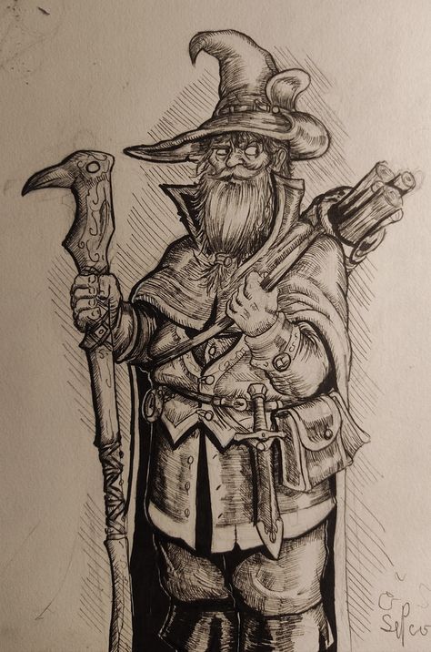 Wizard Sketch, Geek Art, Art Sketch, A Wood, Fantasy World, Wizard, Pencil Drawings, Geek Stuff, Sketch