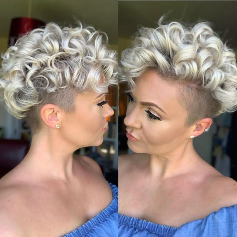 Short Haircut Tutorial, Curly Mohawk Hairstyles, Short Haircut For Women, Hair Trends 2015, Curly Mohawk, Haircut For Women, Hair Styling Tips, Short Hair Images, Haircut Tutorial