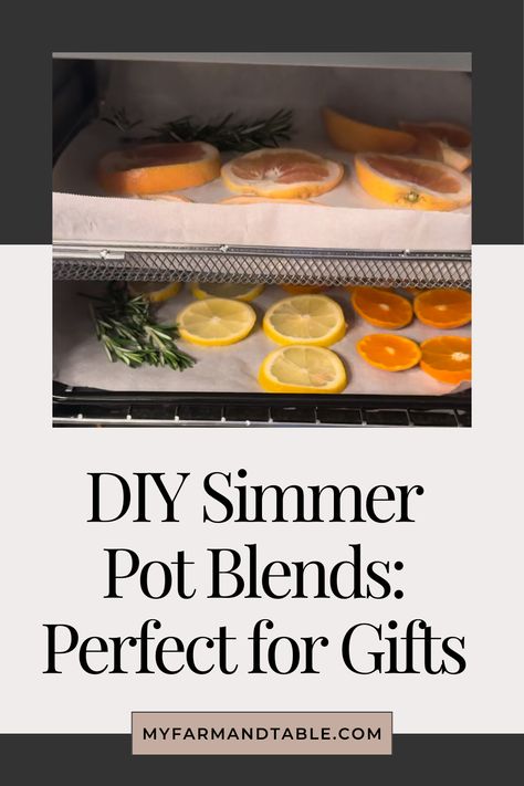 Enjoy fresh, natural scents in your home with these DIY Simmer Pot Blends for Every Season! From warm spices in winter to citrusy blends in summer, these easy recipes use natural ingredients to fill your home with the perfect seasonal fragrance. Safe, simple, and perfect for creating a cozy atmosphere year-round. Save these simmer pot recipes today! #simmerpot #naturalfragrance #seasonalscents #DIYhome Diy Simmer Pot Kit, Summer Summer Pot, How To Dry Fruit For Simmer Pots, Summer Pot Recipes, Simmer Pot How To, Simmer Pot Recipes Dried, Pumpkin Spice Simmer Pot, Simmer Pot Diy Gift, Eucalyptus Simmer Pot