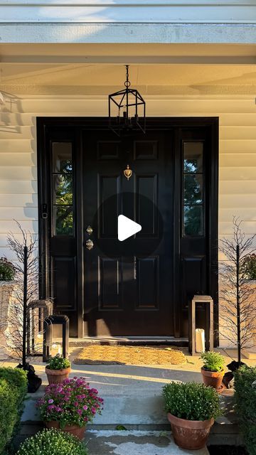 Carrie Miller on Instagram: "Part VI (6) of recreating this Halloween inspired porch by Pottery Barn, but on a major budget!

For this reel I’ll be sharing how I recreated the twinkling trees. 

Total time: 40 minutes
Total drying time: 24-hours
Cost per tree: $23.50
Total cost: $47 - I only had to buy the items that have an asterisk beside them on the list below.

Supply list for one tree:

4’ dowel rod
Drill
Countersink drill bit
Spade drill bit
2”x6”x6” wood block
Wood glue
Black spray paint
Tarp
Disposable gloves
4 - Halloween decor branch (JoAnn Fabrics)*
Wire cutters
Black twine
Black fabric
Hot glue gun + glue
Scissors
Twinkle lights*

Instructions:

1. Remove each branch from each stem. Then cut them down using the wire cutters. Set aside.

2. Use a countersink bit to drill holes i Black Spray Paint, Branch Decor, Disposable Gloves, Supply List, Joann Fabrics, One Tree, Wood Glue, Hot Glue Gun, Twinkle Lights