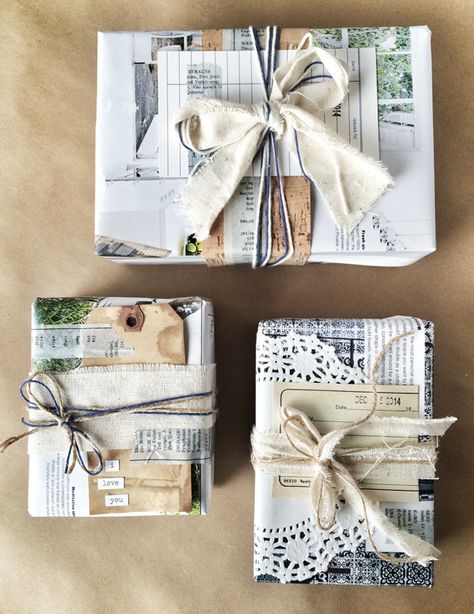 10 super creative alternatives to store-bought gift wrap. #["Christmas", "yarn & string", "recycled", "paper", "fabric", "paint", "colorful", "contemporary", "eclectic", "rustic", "Creative Reuse", "crafting", "Papercrafting", "gift wrap"] Sustainable Christmas Gifts, Wrapping Inspiration, Eco Christmas, Wrapped Presents, Eco Friendly Holiday, Eco Friendly Gift Wrapping, Sustainable Christmas, Eco Friendly Christmas, Gift Wrapping Inspiration