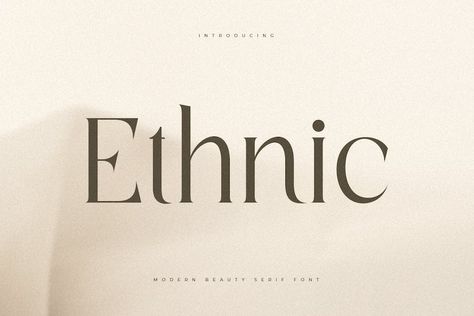 Ethnic is a Luxury Modern Serif font that we created special for elegant branding needs, with unique shape will be ready to add value of your brand. It so nice to leverage designer or product owner that need solutions to make their design look more stylish and modern. And specially for Ethnic font, We prepared […] The post Ethnic Font appeared first on Free Font Download. Modern Serif Fonts Free, Elegant Fonts Free, Nice Fonts, Free Typography Fonts, Indian Font, Modern Fonts Free, Product Owner, Boutique Names, Business Fonts