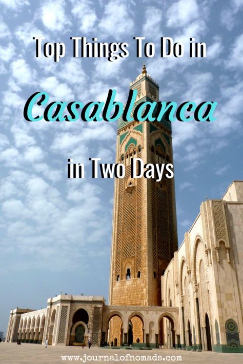 what to see and what to do in Casablanca? This guide is a list of the best activities in Casablanca including where to eat and where to stay in Casablanca Things To Do In Casablanca Morocco, Casablanca Wallpaper Movie, Casablanca Night, Casablanca City, Casablanca Hotel, Morocco Casablanca, Casablanca Movie, Africa Travel Beautiful Places, Africa Itinerary