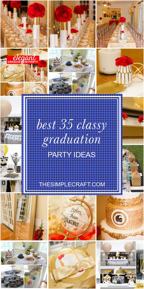 Best 35 Classy Graduation Party Ideas #classy #graduation #party #ideas #GraduationPartyIdeas #classygraduationpartyideas Holiday Graduation Party, College Graduation Dinner Party Ideas, College Graduation Dinner Table Ideas, Classy College Graduation Party Ideas, College Graduation Brunch Party Ideas, Classy Graduation Party Ideas, University Graduation Party Ideas Decoration, University Graduation Party Decorations, Theme Party Ideas For College Students