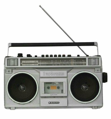 Old-technology_vintage-music-players_boombox Old-technology_vintage-music-players_boombox 1980s Boombox, Old Technology, Boom Box, Music Decor, Vintage Radio, Vintage Electronics, Slam Dunk, Music Players, Vintage Music