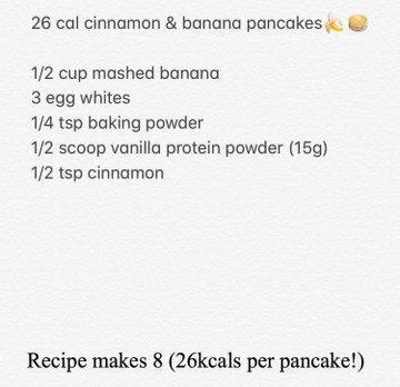 Low Cal Pancakes Recipes, Low Cal Pancake Recipe, Low Calorie Pancake Recipe, Low Cal Pancakes, Easy Low Cal Recipe, Healthy Low Cal Pancakes, Low Calorie Single Serve Banana Bread, Low Cal Banana Pancakes, Food Calories List