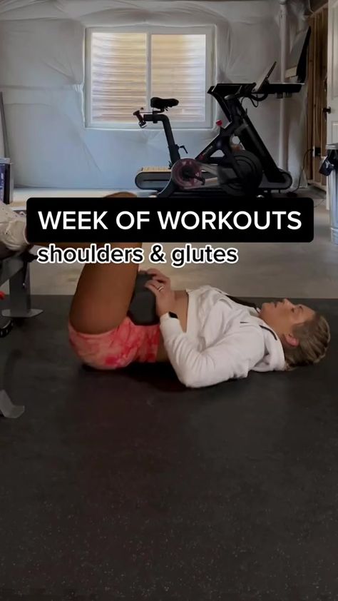 Dumbbell Shoulders And Glutes Weekly Workout For Women #shoulderworkout #dumbbells #dumbbellworkout #legday #homeworkout #workoutroutine | Movement With Julie | Movement With Julie · Original audio Weekly Workout For Women, Movement With Julie, Workout Shoulder, Shoulder Workouts, Workout For Women, Fitness Ideas, Body Workout Plan, Gym Workout Videos, Weekly Workout