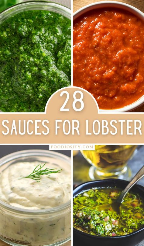 Lobster Bernaise Sauce, Lobster Ideas, Boil Dinner, Sauces For Fish, Bernaise Sauce, Cooking Lobster, Fried Lobster Tail, Fancy Cooking, Best Sauces