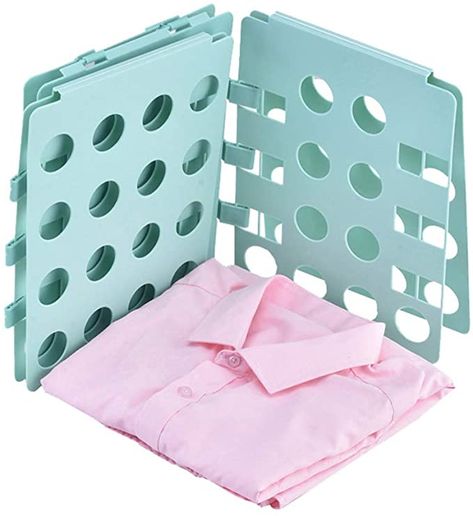 Amazon.com: Copartner T Shirt Clothes Folder Folding Board Flip Fold Laundry Organizer Easy and Fast for Adults Kids (Green) : Home & Kitchen Easy Closet Organization, Clothes Folding Board, Clothes Holder, Clothes Folding, Folding Board, Review Clothing, Child Clothes, Simple Closet, Clothes Pegs