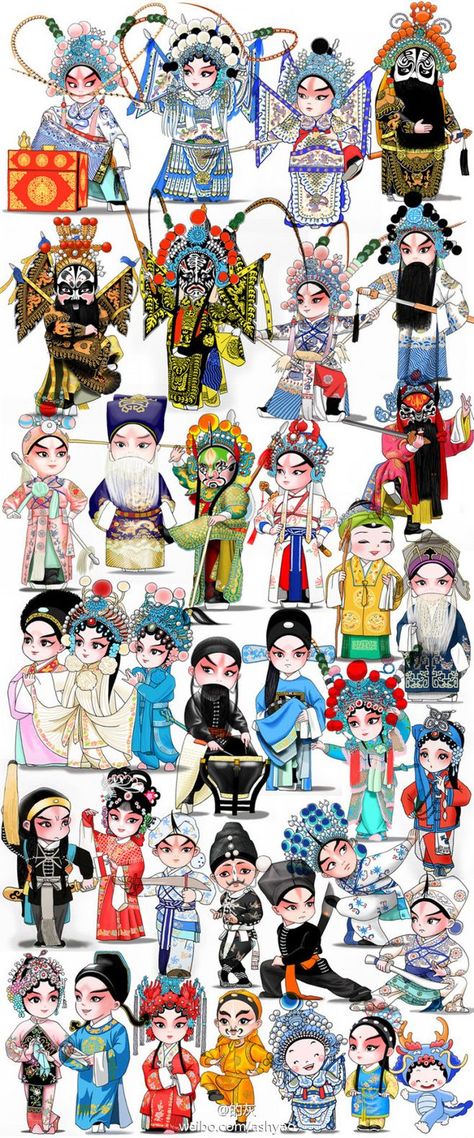 Chinese Opera Art, Chinese Opera Illustration, Pekin Opera, Chinese Traditional Art, Peking Opera, Beijing Opera, Chinese Illustration, Chinese Artwork, Chinese Opera