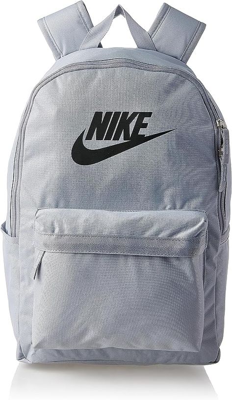 Nike Heritage Backpack - 2.0 (Wolf Gray Black) Nike Heritage Backpack, Nike Backpack, Black Desktop, Daypack Backpack, Heritage Backpack, Cool Backpacks, Back To School Gifts, School Gifts, Black Casual